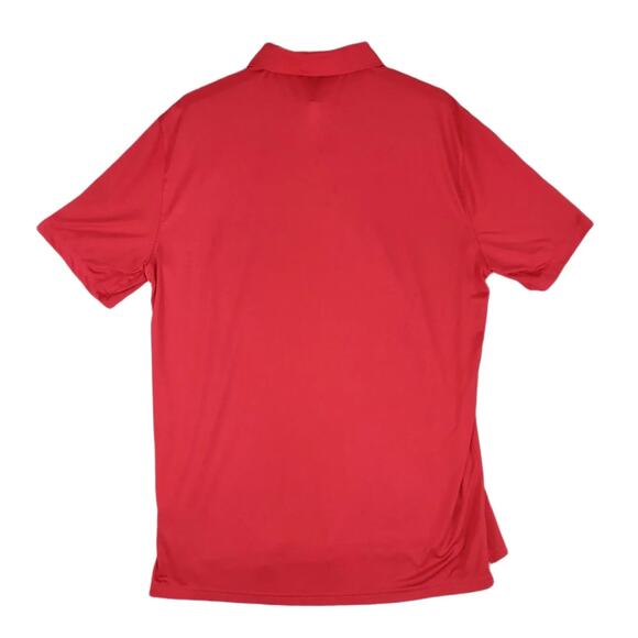 US Open 121st Torrey Pines Mens L Performance Golf Polo Shirt Red Blue Space Dye - Picture 4 of 5